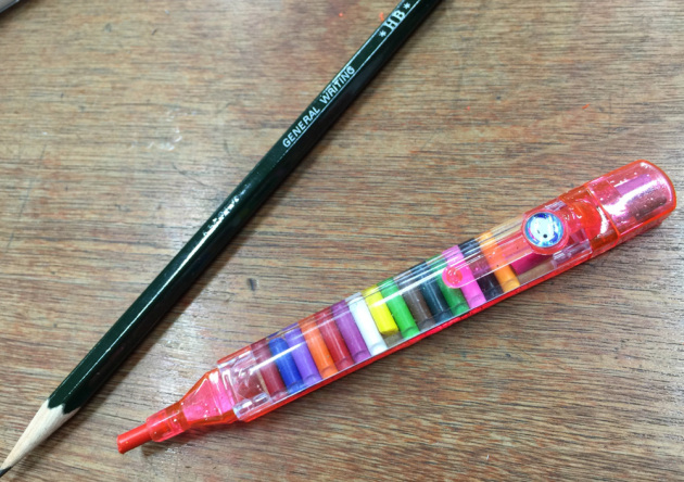 懐かしいロケット色鉛筆