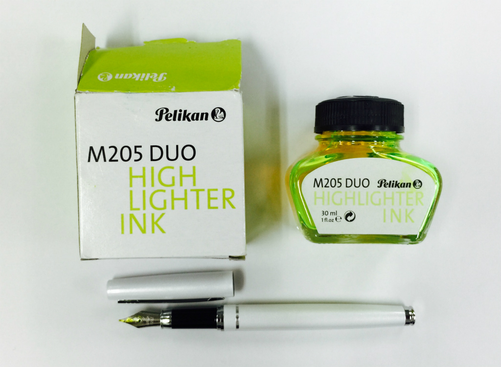 大注目】 万年筆 インク ペリカン M205 DUO 専用ハイライターインク 30ミリリットル INK